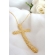 Colar com Cruz Banhado em Ouro 18k - Dourado