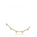 Choker Corrente com Bolinha Lisa Banhado em Ouro 18k - Dourado