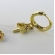 Brinco Argolinha De Árvore da Vida Banhado em Ouro 18k - Dourado