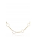 Colar com Corrente Detalhada com Flor Vazada Banhado em Ouro 18k - Dourado