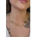 Colar com Corrente com Mini Flores Banhado em Ouro 18k - Dourado