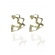 Brinco Argola de Losango Banhado em Ouro 18k - Dourado