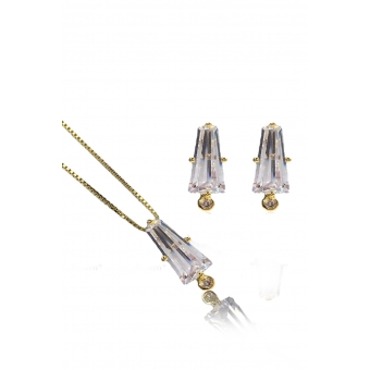 Conjunto Trapézio em Zircônia