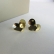 Brinco Coração Oval Banhado em Ouro 18k - Dourado
